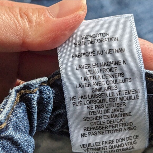 Levi's Medium Wash Denim Jeans 505, Boys 7 Regular - Picture 9 of 11